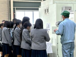 総社高校　企業見学の受入　交流会への参加